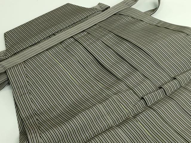 平和屋着物■極上　男性　馬乗り袴　縞　逸品　DZAA8843kh5