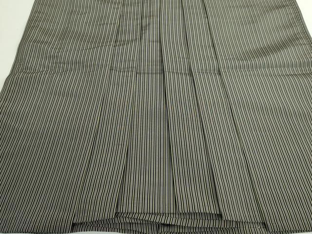 平和屋着物■極上　男性　馬乗り袴　縞　逸品　DZAA8843kh5