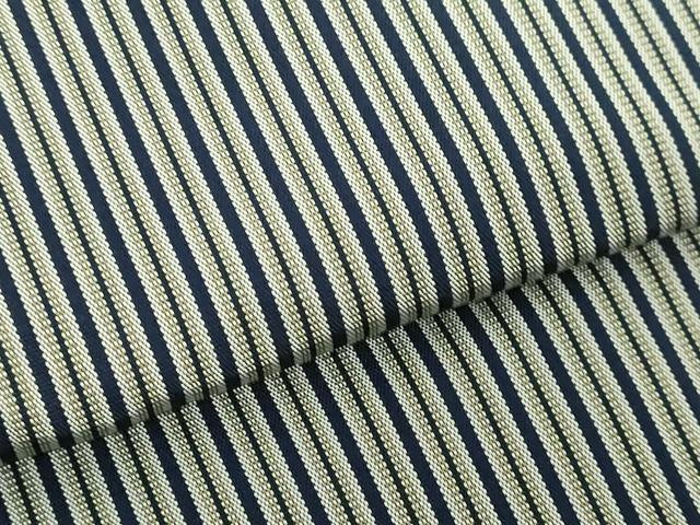 平和屋本店■極上　男性　人間国宝　甲田綏郎　精好仙台平　馬乗り袴　縞　逸品　DZAA8844kh5