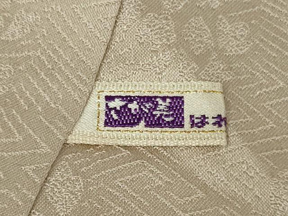 平和屋本店■極上　皇室献上作家　藤井寛　訪問着　駒刺繍　雲重ね　薄柿色地　金彩　さが美扱い　逸品　DZAA8856kh5