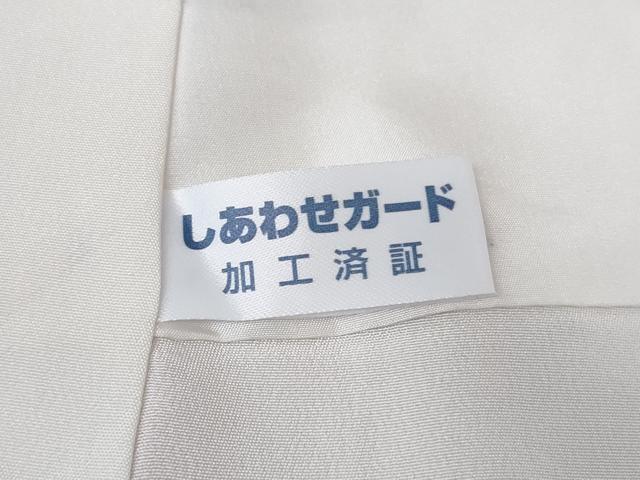 平和屋本店■極上 ブライダルファッションデザイナー桂由美 訪問着 長襦袢セット 暈し染め 金銀彩 銀通し地 反端付 逸品 未使用DZAA8920kh5
