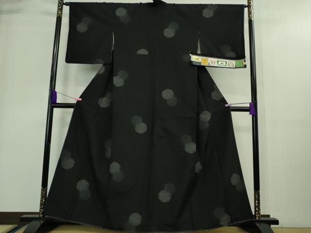 平和屋着物■極上　結城紬　100亀甲　飛び亀甲柄　結城屋謹製　真綿つむぎ　雪輪重ね　井上商事謹製　証紙付き　逸品　未使用　DZAA8925kh5