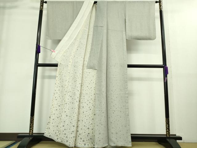 平和屋着物▽極上 訪問着 無双 紗袷 紗×紗 丸文 逸品 未使用 DZAA8930kh5