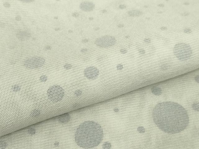 平和屋着物▽極上 訪問着 無双 紗袷 紗×紗 丸文 逸品 未使用 DZAA8930kh5