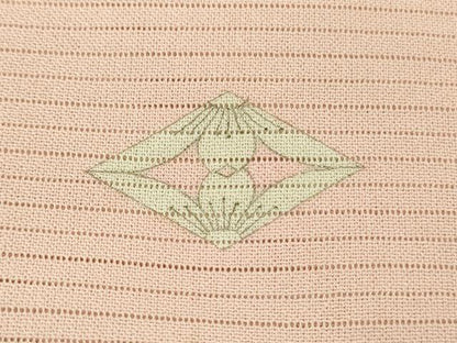 平和屋本店＊極上 夏物 アンティーク 大正ロマン 振袖 絽 手刺繍 草花文 金銀糸 逸品 DZAA8931kh5