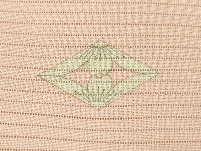 平和屋本店＊極上 夏物 アンティーク 大正ロマン 振袖 絽 手刺繍 草花文 金銀糸 逸品 DZAA8931kh5
