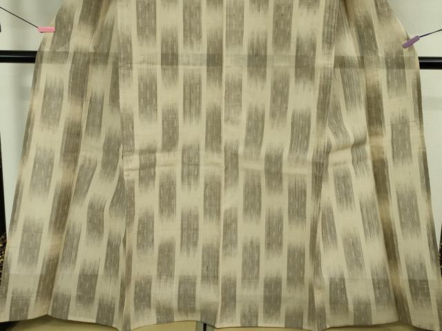 平和屋着物＊極上 夏物 生紬 市松文様 逸品 未使用 DZAA8942kh5