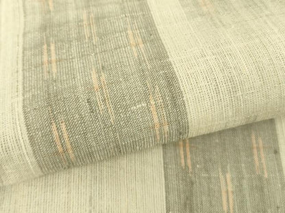 平和屋着物＊極上 夏物 生紬 市松文様 逸品 未使用 DZAA8942kh5