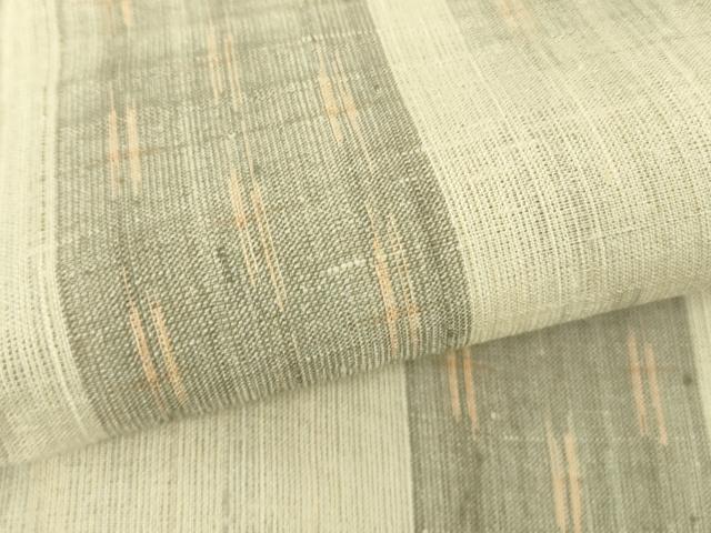 平和屋着物＊極上 夏物 生紬 市松文様 逸品 未使用 DZAA8942kh5