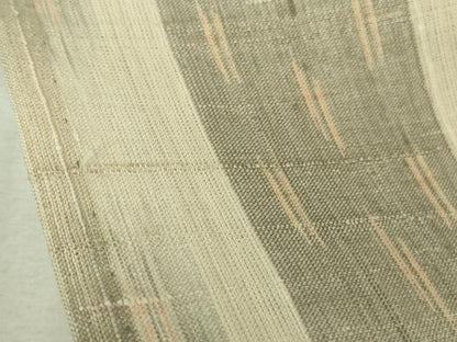 平和屋着物＊極上 夏物 生紬 市松文様 逸品 未使用 DZAA8942kh5