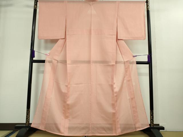 平和屋着物＊極上 夏物 人間国宝 芹沢圭介一番弟子 下平清人監修 色無地 絽 宍色 逸品 DZAA8948kh5