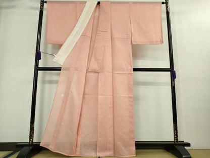 平和屋着物＊極上 夏物 人間国宝 芹沢圭介一番弟子 下平清人監修 色無地 絽 宍色 逸品 DZAA8948kh5