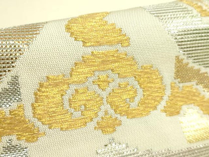 平和屋本店■最高級　龍村平蔵製　太鼓柄　本袋帯　金銀鈴鹿龍　金銀糸　逸品　DZAA8999kh5