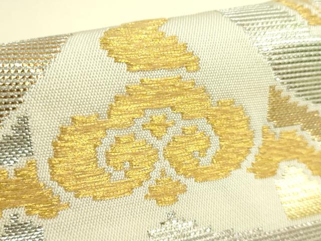 平和屋本店■最高級　龍村平蔵製　太鼓柄　本袋帯　金銀鈴鹿龍　金銀糸　逸品　DZAA8999kh5