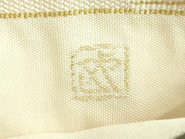 平和屋本店■最高級　人間国宝　北村武資　繧繝織　白金　組井筒　六通柄袋帯　菱文　金糸　逸品　DZAA9000kh5