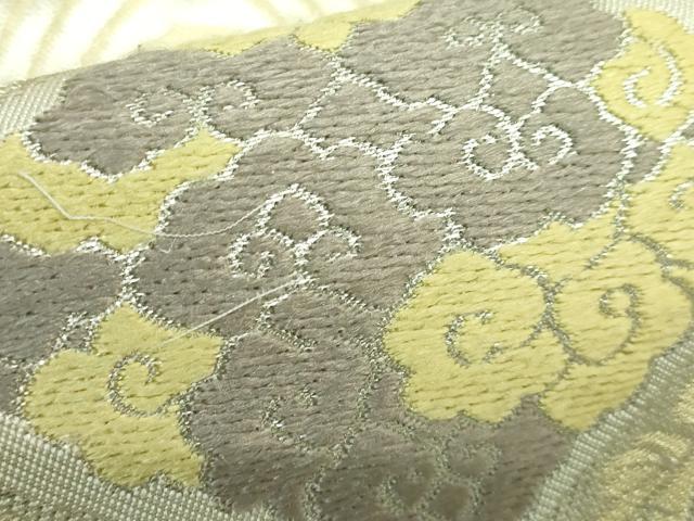 平和屋着物■極上　西陣　川島織物　六通柄　本袋帯　双鳥花菱文　金銀糸　逸品　DZAA9008kh5