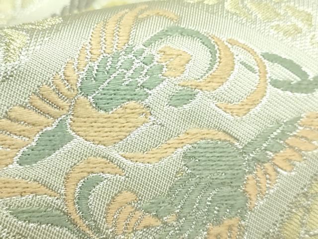 平和屋着物■極上　西陣　川島織物　六通柄　本袋帯　双鳥花菱文　金銀糸　逸品　DZAA9008kh5