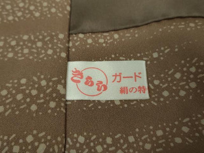 平和屋本店■極上　中国三大刺繍　スワトウ刺繍　汕頭刺繍　総刺繍　訪問着　正倉院花鳥文　黒橡色地　逸品　DZAA9057kh5