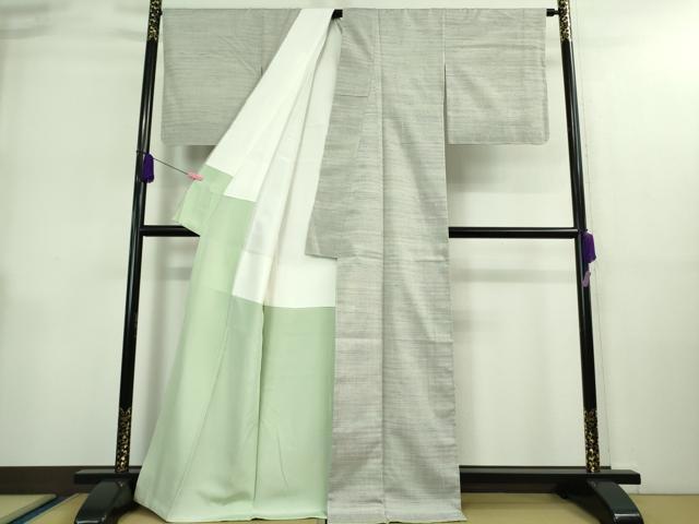 平和屋着物●極上　紅花紬　米沢　紅花物語　佐藤のり子・織　証紙付き　逸品　未使用　DZAA9064kh5