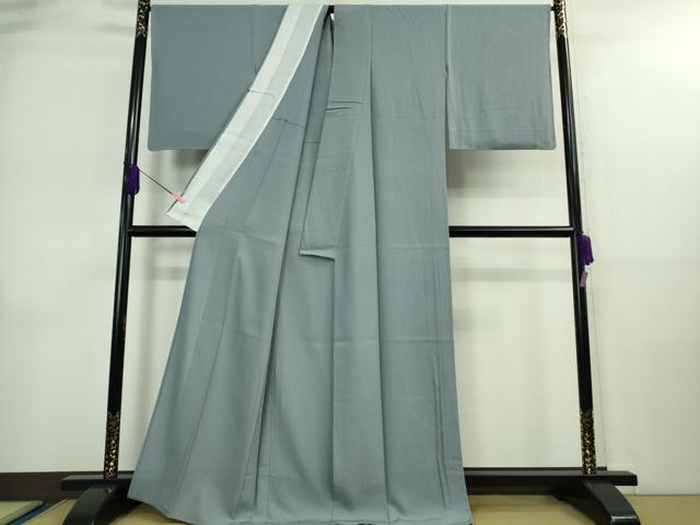 平和屋着物＊極上 夏物 色無地 絽 五泉 万葉 色花火 薄花色 反端付き 逸品 DZAA9067kh5
