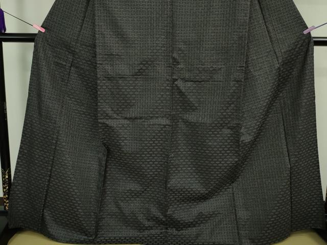 平和屋本店■希少　本場大島紬　龍郷絣　秋名バラ　単衣　作田修二作　証紙付き　逸品　未使用　DZAA9073kh5