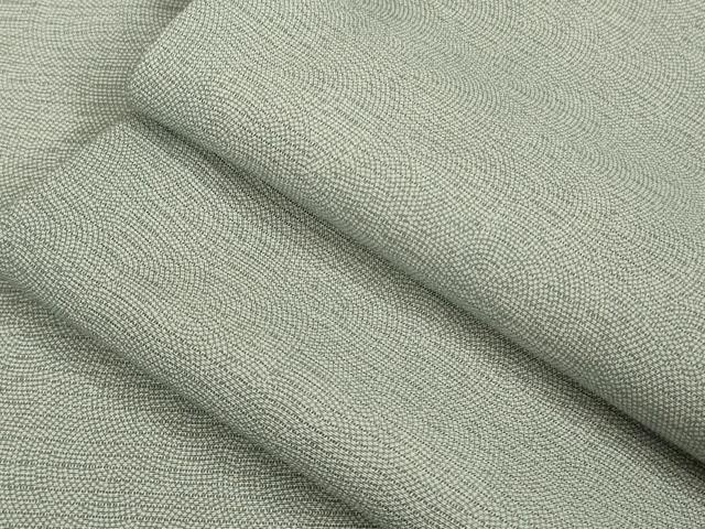 平和屋着物■極上　夏物　江戸小紋　絽　両面染　鮫小紋柄　灰青色×白　西武百貨店扱い　逸品　未使用　DZAA9086kh5