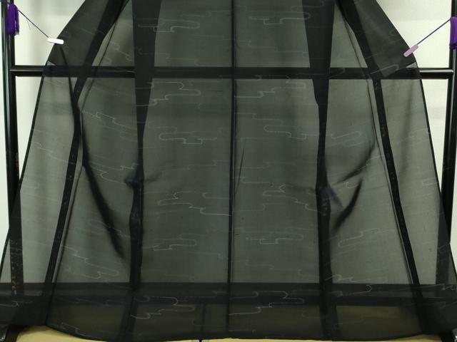 平和屋着物＊極上 夏物 本場大島紬 夏大島 エ霞 濃藍色地 逸品 DZAA9100kh5