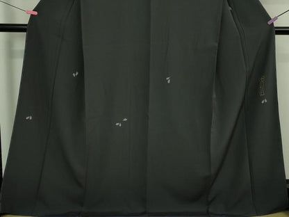 平和屋着物●極上　世界的人形師 辻村寿三郎　ジュサブロー　訪問着　舞桜　伊と幸　羊羹色地　金彩　反端付き　逸品　未使用　DZAA9101kh5