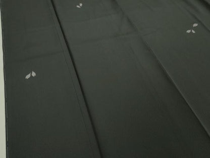 平和屋着物●極上　世界的人形師 辻村寿三郎　ジュサブロー　訪問着　舞桜　伊と幸　羊羹色地　金彩　反端付き　逸品　未使用　DZAA9101kh5
