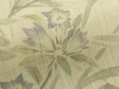 平和屋着物＊極上 夏物 訪問着 生紬 手描き 秋草 鬼灯 ほおずき 蜻蛉 練色地 逸品 未使用 DZAA9102kh5