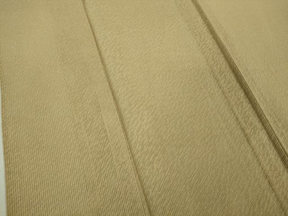 平和屋着物＊極上 夏物 色無地 縦絽 霞紋紗 枯色 逸品 未使用 DZAA9107kh5