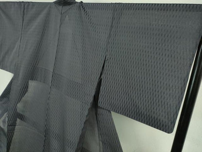 平和屋着物＊極上 夏物 本場大島紬 夏大島 羽風 褐色地 証紙付き 逸品 DZAA9127kh5