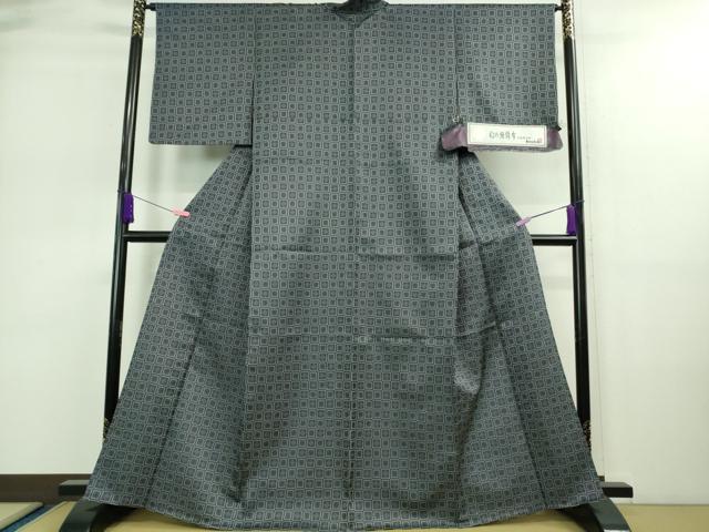 平和屋本店■極上　創業280年　誉田屋源兵衛　幻の経錦布　お召　単衣　証紙付き　逸品　未使用　DZAA9138kh5