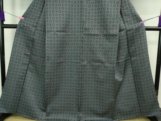 平和屋本店■極上　創業280年　誉田屋源兵衛　幻の経錦布　お召　単衣　証紙付き　逸品　未使用　DZAA9138kh5