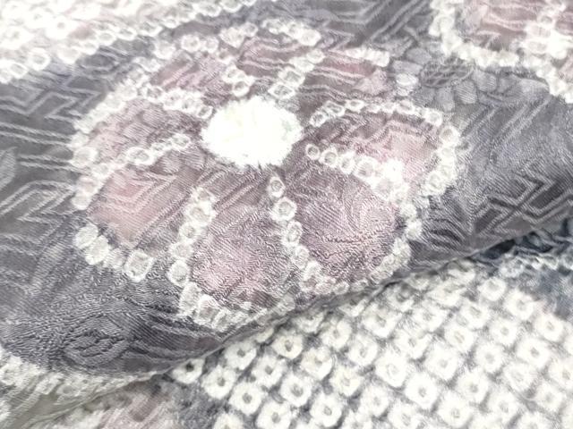 平和屋着物■極上　名門　藤娘きぬたや・総絞り　訪問着　鬘帯花楓文　逸品　未使用　DZAA9142kh5