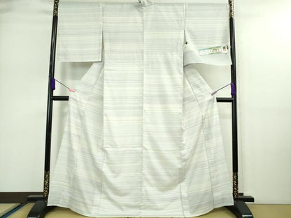 平和屋本店■極上　夏物　薩摩花織　紬　花織瑠璃ぼかし　大迫織物謹製　証紙付き　逸品　新品　DZAA9177kh5