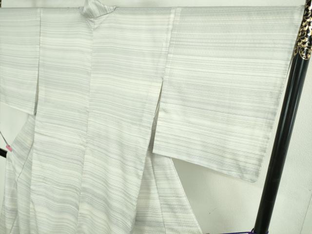 平和屋本店■極上　夏物　薩摩花織　紬　花織瑠璃ぼかし　大迫織物謹製　証紙付き　逸品　新品　DZAA9177kh5