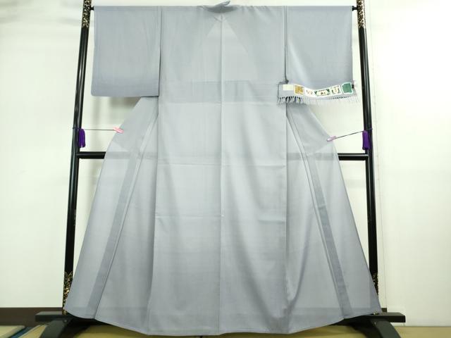 平和屋着物＊極上 夏物 結城紬 夏結城 訪問着 藤色地 井上商事謹製 証紙付き 逸品 未使用 DZAA9185kh5