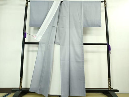 平和屋着物＊極上 夏物 結城紬 夏結城 訪問着 藤色地 井上商事謹製 証紙付き 逸品 未使用 DZAA9185kh5