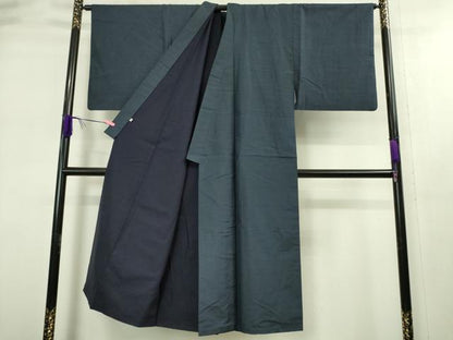 平和屋着物●極上　男性　本場大島紬　アンサンブル　古代染色純泥染　緑夢謹製　証紙付き　逸品　DZAA9209kh5