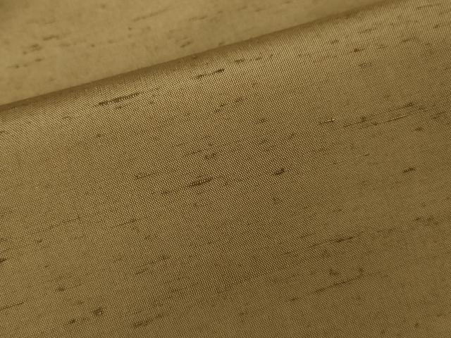 平和屋本店■極上　男性　紬　アンサンブル　キングサイズ　長羽織　色無地　朽葉色　逸品　DZAA9215kh5