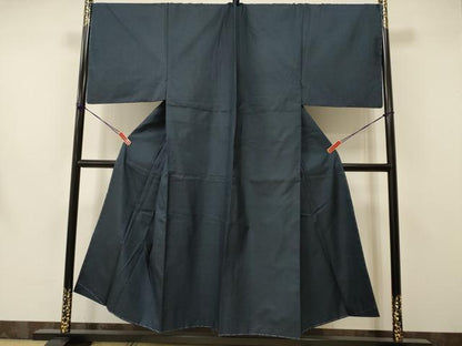 平和屋着物■極上　男性 本場大島紬 アンサンブル　キングサイズ　長襦袢(袷)・長羽織セット　100亀甲　総詰め　逸品　未使用　DZAA9217kh5