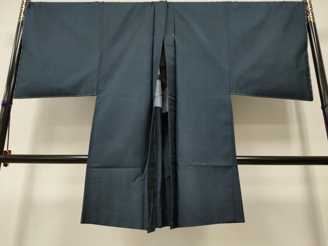 平和屋着物■極上　男性 本場大島紬 アンサンブル　キングサイズ　長襦袢(袷)・長羽織セット　100亀甲　総詰め　逸品　未使用　DZAA9217kh5