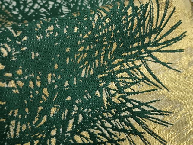 平和屋本店■希少　訪問着　永治屋清左衛門　本金老松図　月白色地　金糸　永井織物　ロング丈　逸品　未使用　DZAA9241kh5