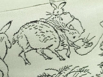 平和屋着物●極上　全通柄袋帯　鳥獣戯画　逸品　DZAA9252kh5