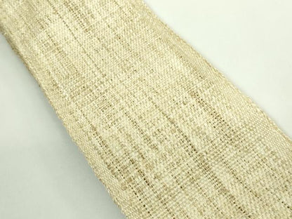 平和屋本店■希少　夏物　男性　角帯　葛科布　手織り　近江屋織物　共箱付き　逸品　DZAA9324kh5