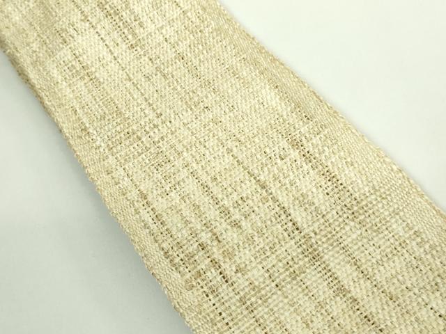 平和屋本店■希少　夏物　男性　角帯　葛科布　手織り　近江屋織物　共箱付き　逸品　DZAA9324kh5