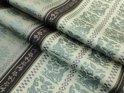 平和屋着物●極上　本場筑前博多織　全通柄袋帯　献上花兎　逸品　DZAA9337kh5