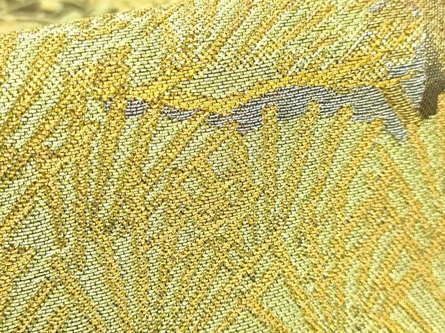 平和屋着物●極上　西陣　川島織物　六通柄　本袋帯　草花文　金銀糸　逸品　DZAA9339kh5