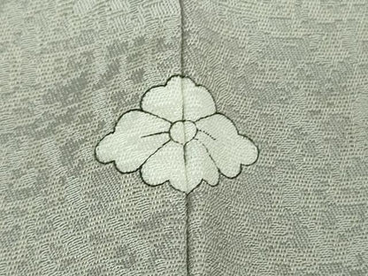 平和屋着物▽極上 洗える最高級着物 ＜英＞はなぶさ謹製 訪問着 単衣 雪輪花文 金彩 たとう紙付き 逸品 DZAA9361kh5